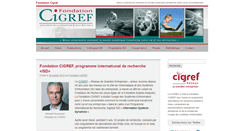 Desktop Screenshot of fondation-cigref.org